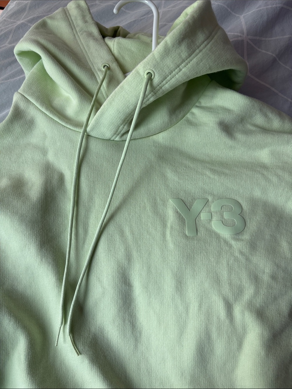 Adidas Y-3 Pastel Green Pullover Hoodie